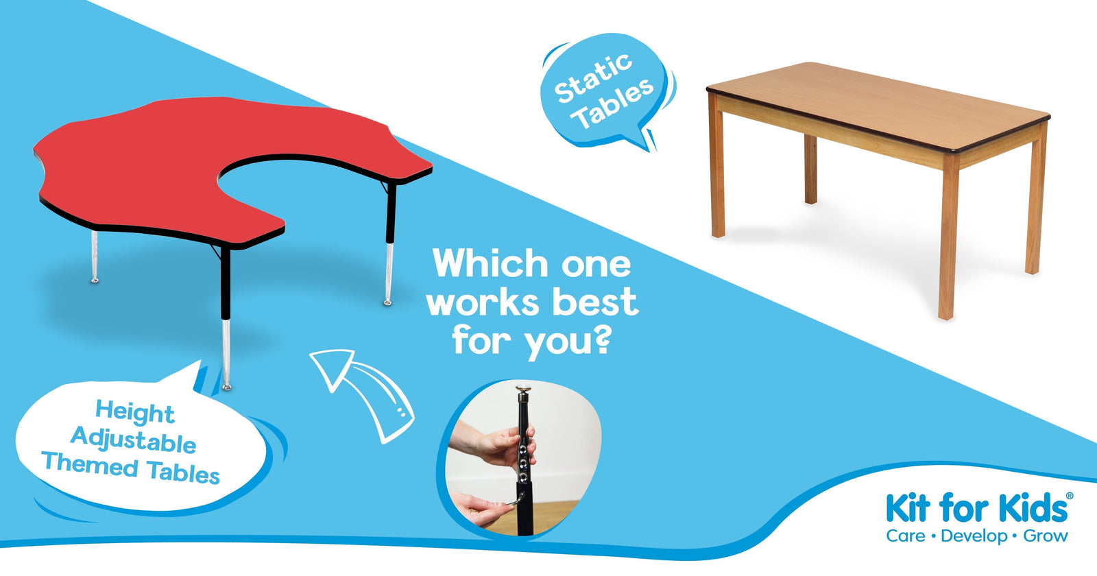 Height Adjustable v Static Tables