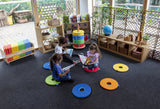Rainbow™ Circular Mats & Donut™ Trolley