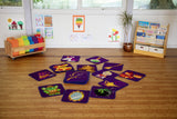 Storytime™ Interactive Indoor/Outdoor Carpet Tiles with holdall - Pack of 32