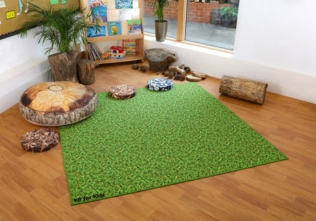 Natural World™ Grass & Lily Pads Double Sided Carpet