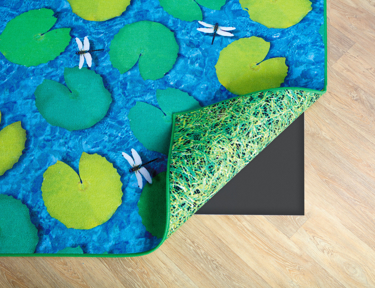 Natural World™ Grass & Lily Pads Double Sided Carpet