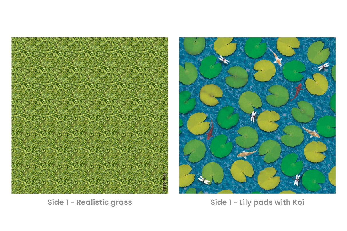 Natural World™ Grass & Lily Pads Double Sided Carpet
