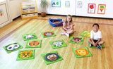 Animal Conservation™ Mini Placement Carpets with holdall - Pack of 30