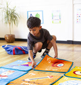 Alphabet Indoor/Outdoor Carpet Tiles with holdall - Pack of 26