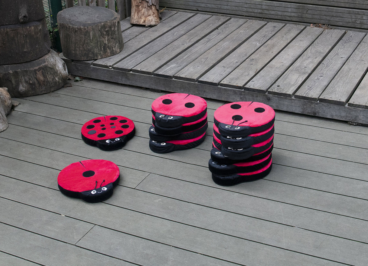 Back to Nature™ Sensory Ladybird Counting Cushions