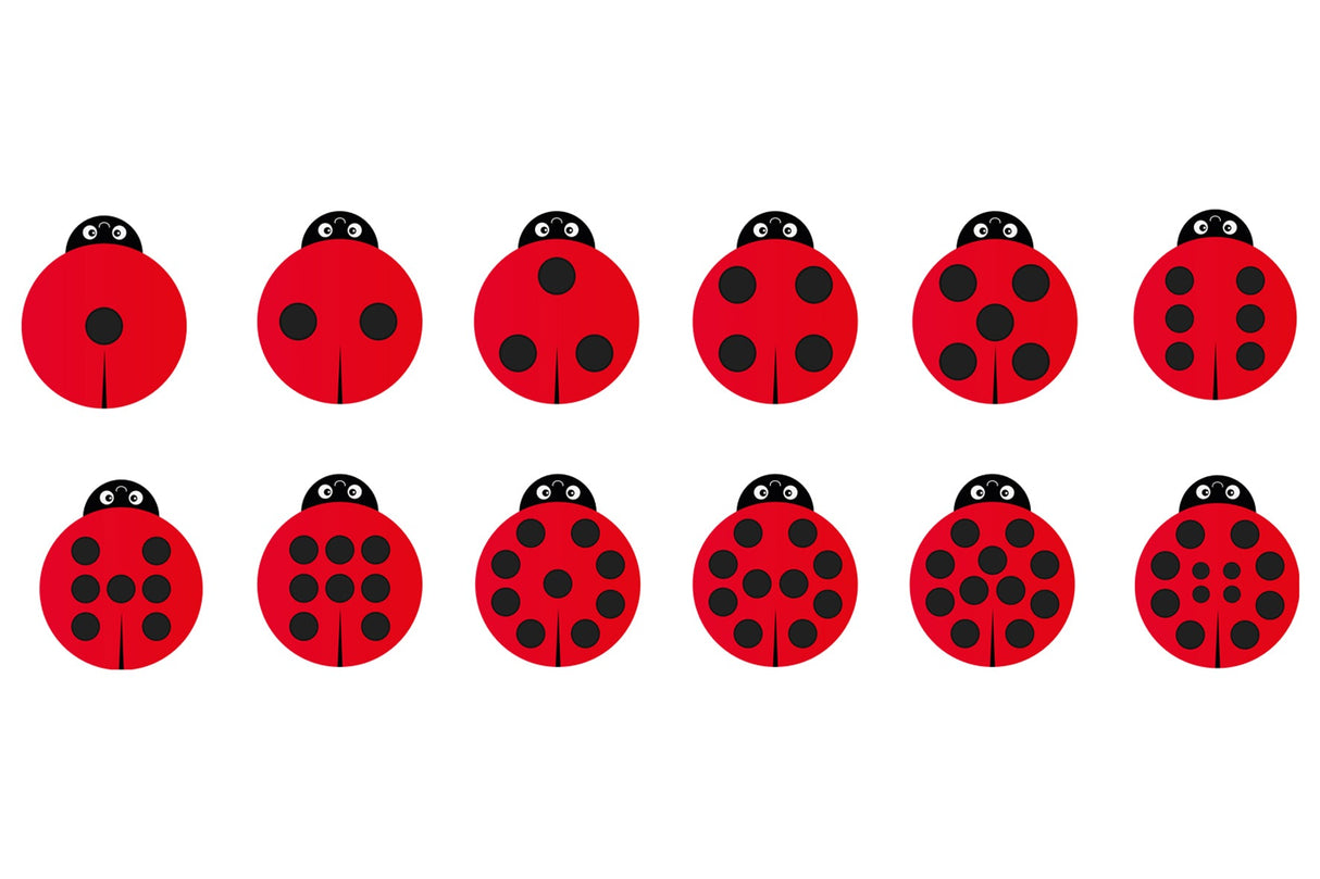 Back to Nature™ Sensory Ladybird Counting Cushions