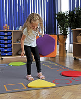 Rainbow™ Geometric Shaped Mats & Holdall