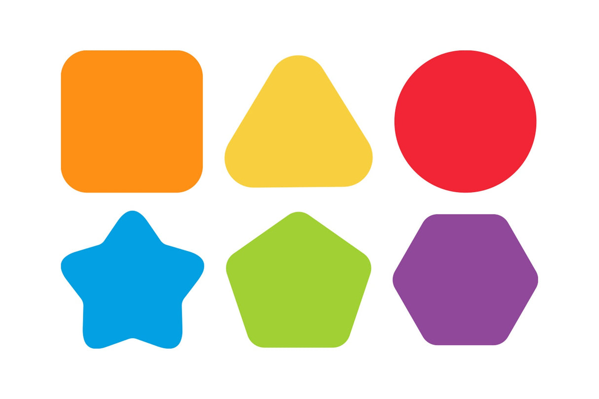 Rainbow™ Geometric Shaped Mats & Holdall