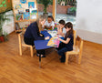 Tuf-Top™ Height Adjustable Arc Table - Blue