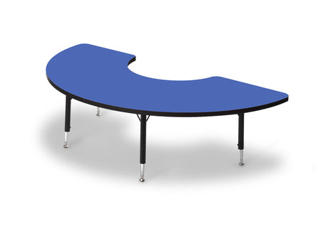 Tuf-Top™ Height Adjustable Arc Table - Blue