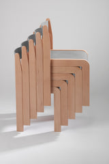 Tuf Class™ Wooden Chair Grey (set of 2) - S3