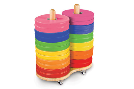 Donut™ Multi-Seat Trolley with 24 Bi-Colour Cushions