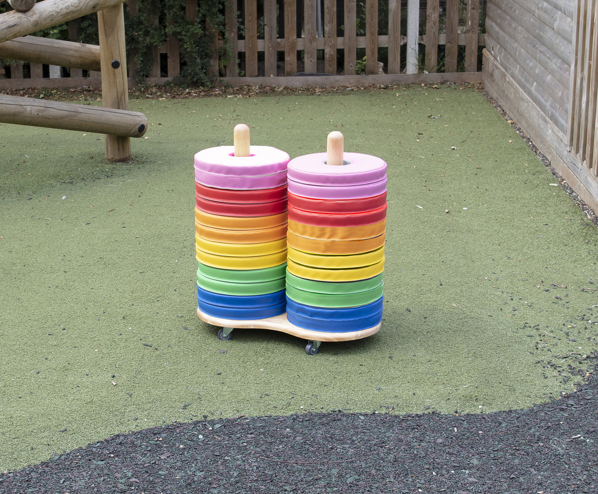 Donut™ Multi-Seat Trolley with 24 Bi-Colour Cushions