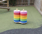 Donut™ Multi-Seat Trolley with 24 Bi-Colour Cushions