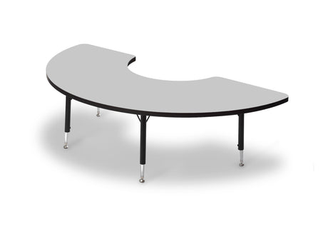 Tuf-Top™ Height Adjustable Arc Table - Grey