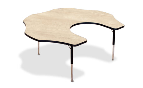 Tuf-Top™ Height Adjustable Teacher Flower Table - Maple