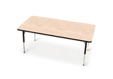 Tuf-Top™ Height Adjustable Rectangular Table - Maple