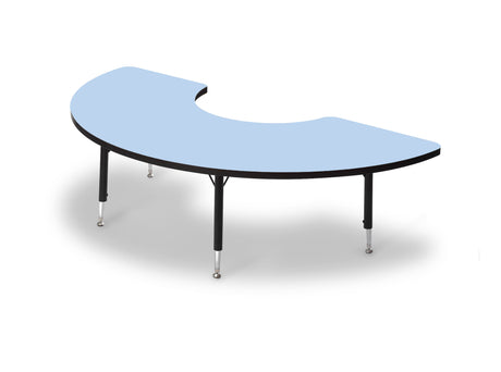 Tuf-Top™ Height Adjustable Arc Table - Sky Blue