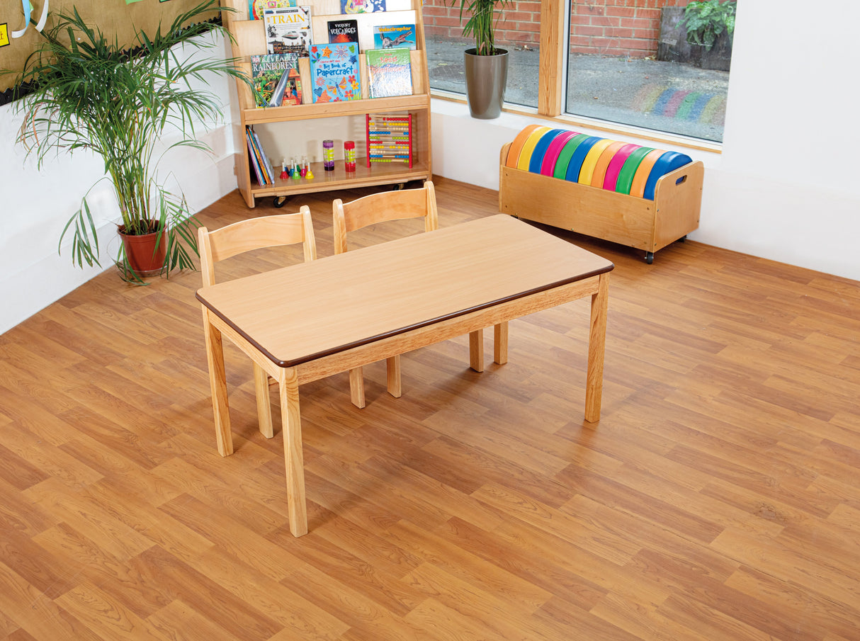 Tuf Class™ Rectangular Table Beech - Size Mark 2