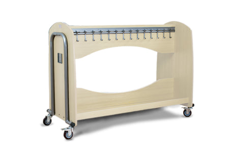 Tuf2™ Classroom Cloakroom Trolley - Maple