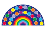 Rainbow™ Large Semi-Circle Placement Carpet