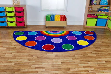 Rainbow™ Semi-Circle Placement Carpet