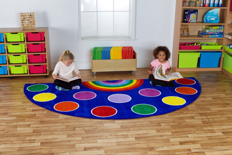 Rainbow™ Semi-Circle Placement Carpet