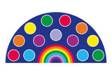 Rainbow™ Semi-Circle Placement Carpet