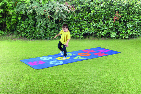 Geometric Hopscotch Mat Outdoor
