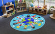 Children of the World™ Multi Cultural Carpet - Teal