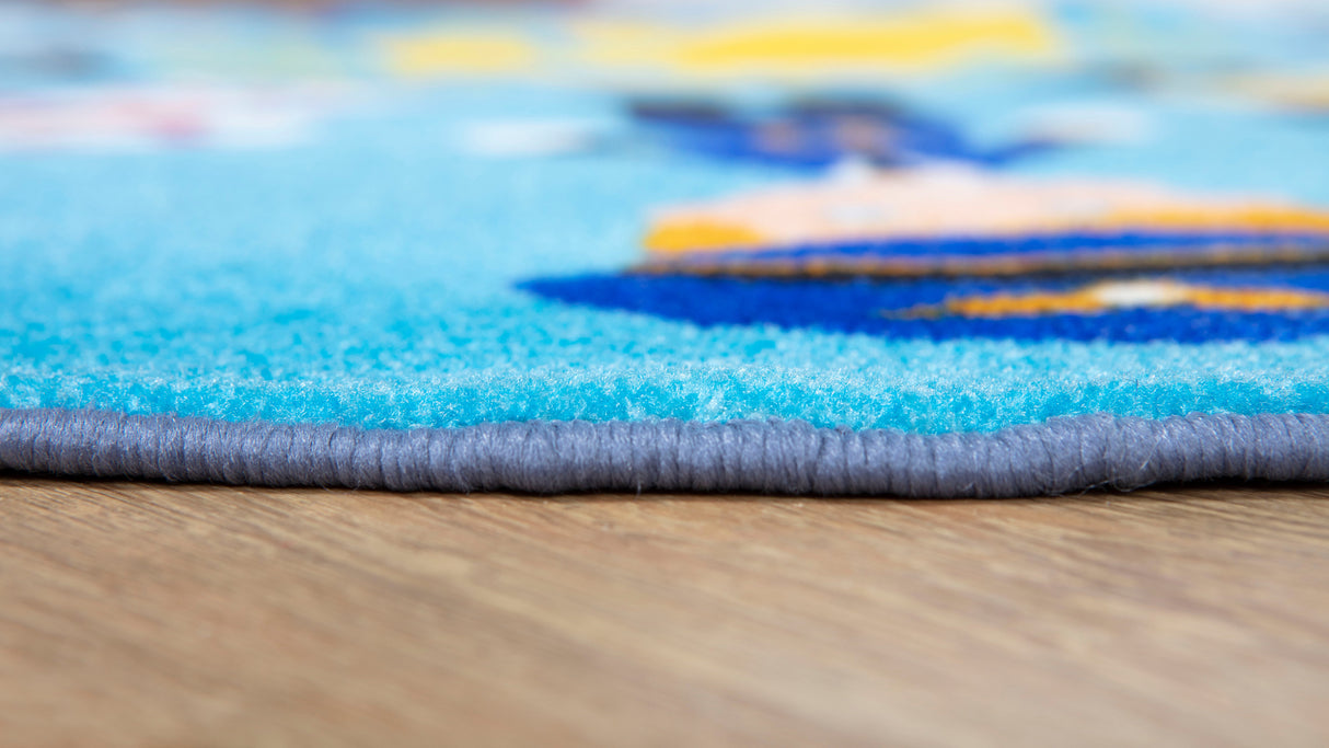 Children of the World™ Multi Cultural Carpet - Teal