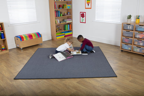Grey Square Carpet