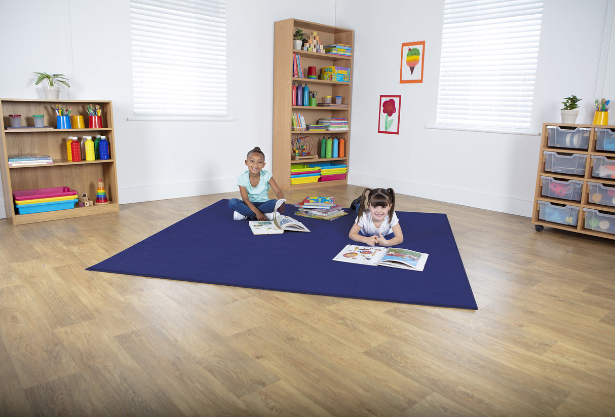 Navy Square Carpet