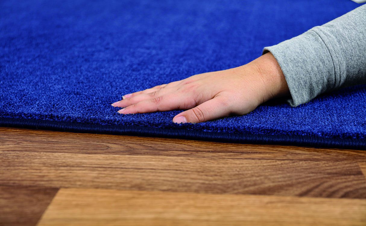 Navy Square Carpet