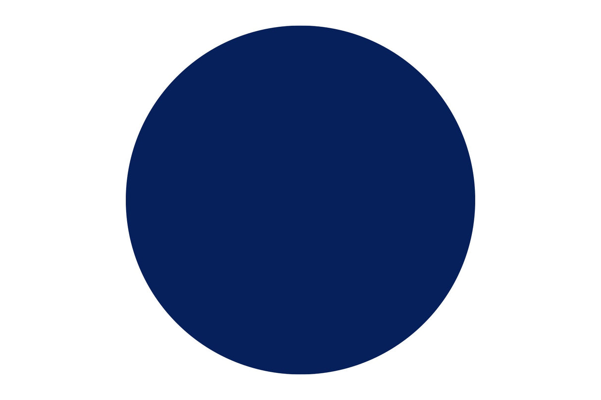 Navy Circular Carpet
