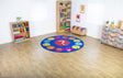 Emotions™ Faces Interactive Circular Carpet