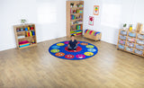 Emotions™ Faces Interactive Circular Carpet
