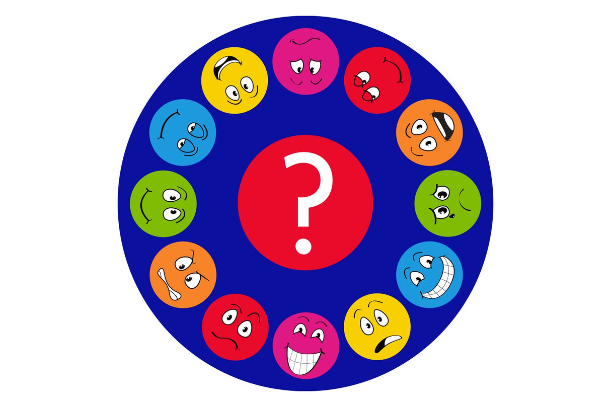 Emotions™ Faces Interactive Circular Carpet