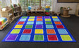 Rainbow™ Squares Large Placement Carpet