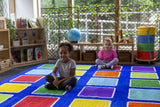 Rainbow™ Squares Large Placement Carpet