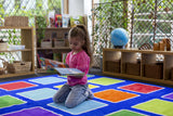 Rainbow™ Squares Large Placement Carpet