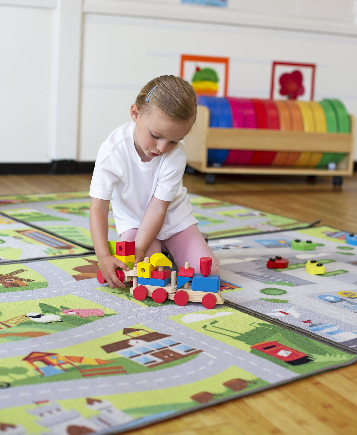 Small World Road Map Set 1 Indoor/Outdoor Carpets