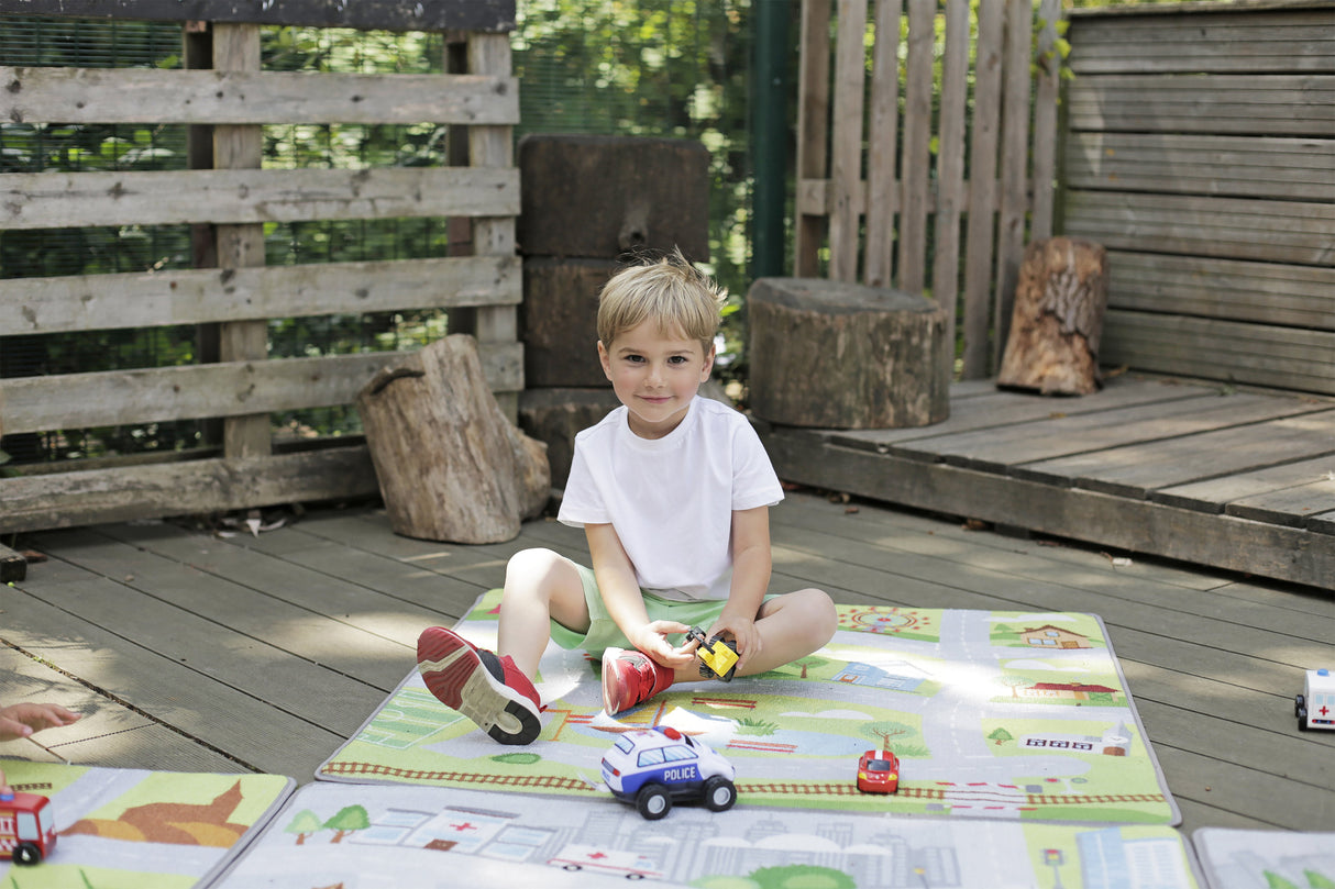 Small World Road Map Set 1 Indoor/Outdoor Carpets