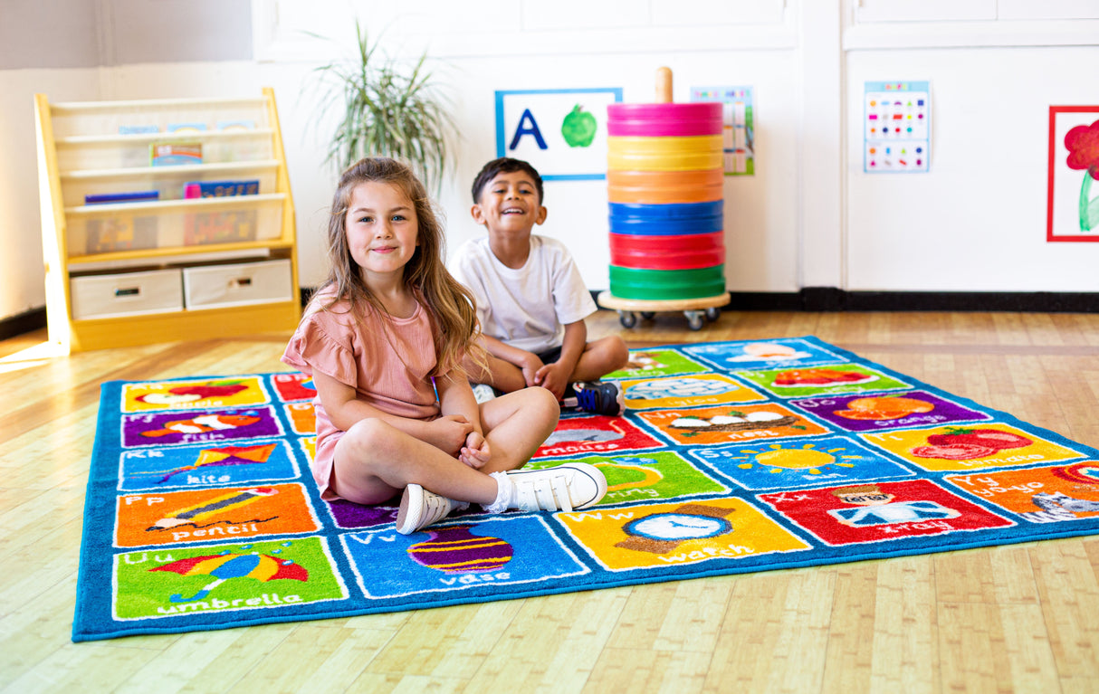 Square Alphabet Carpet