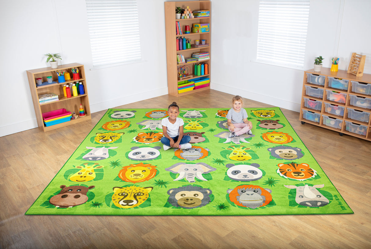 Animal Conservation Large Square Placement Carpet