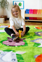 Animal Conservation Large Square Placement Carpet