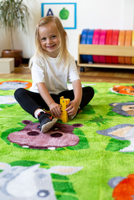 Animal Conservation Large Square Placement Carpet