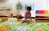 Animal Conservation Large Square Placement Carpet