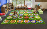 Woodland Animals Placement Carpet