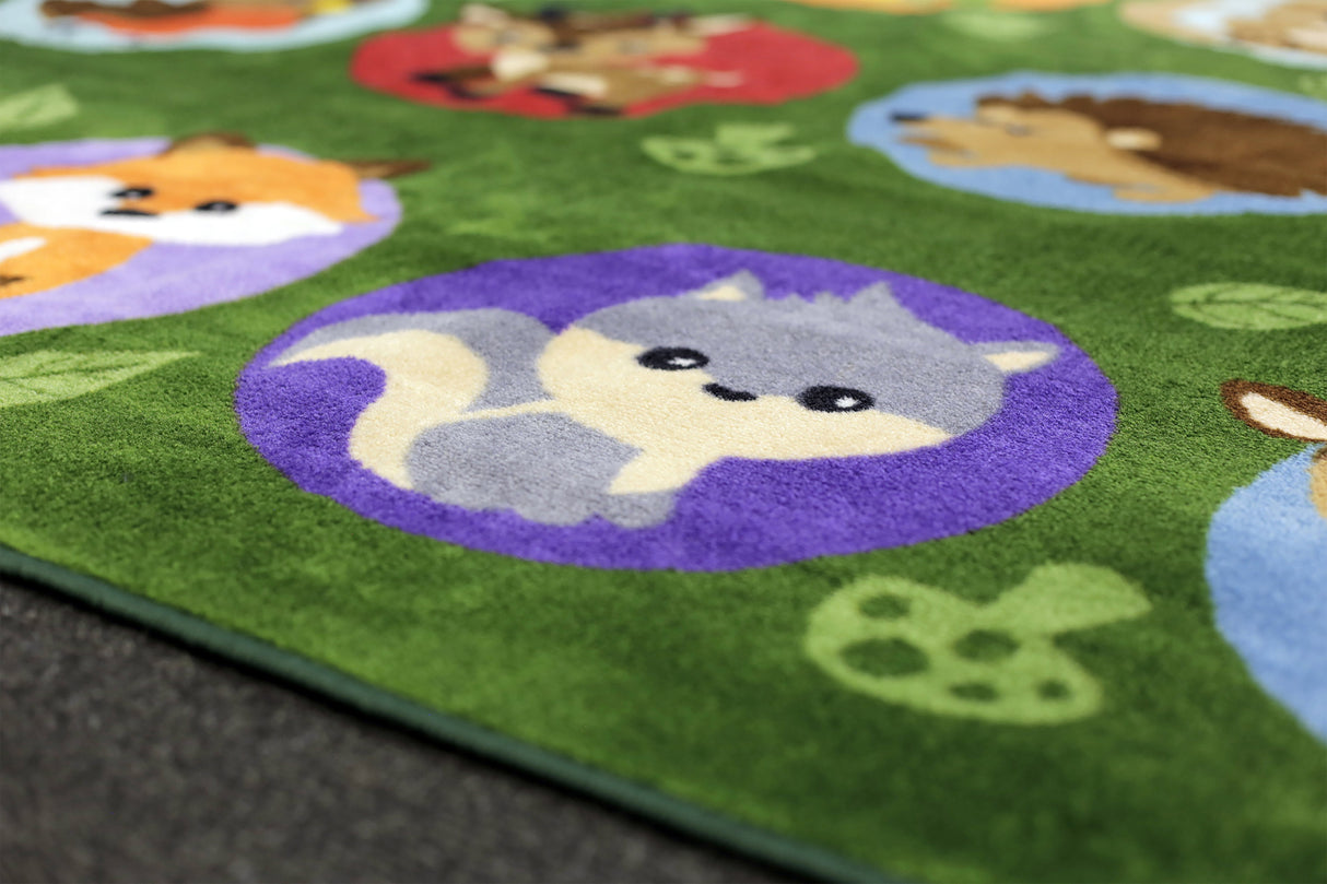 Woodland Animals Placement Carpet